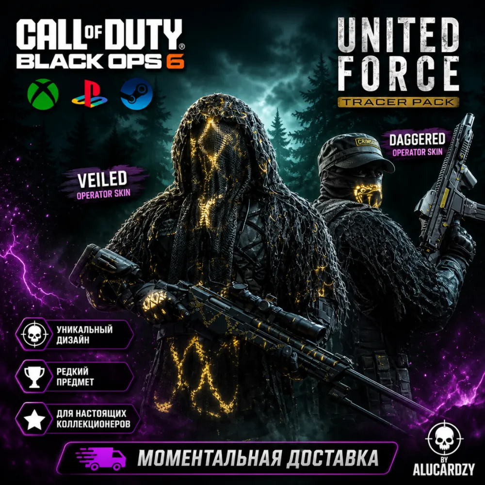НАБОР ОБЪЕДИНЕННЫЕ СИЛЫ CoD BLACK OPS 6 🔑 