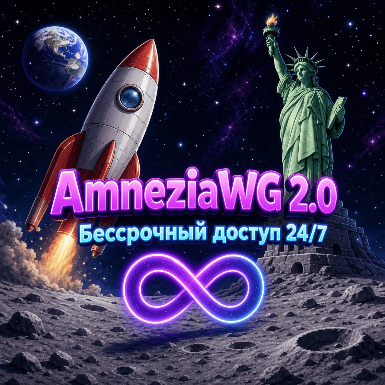 ‼️НЕОГРАНИЧЕННЫЙ ДОСТУП‼️ AMNEZIAWG 2.0 💥 НОВЕЙШИЙ ПРОТОКОЛ 🆕