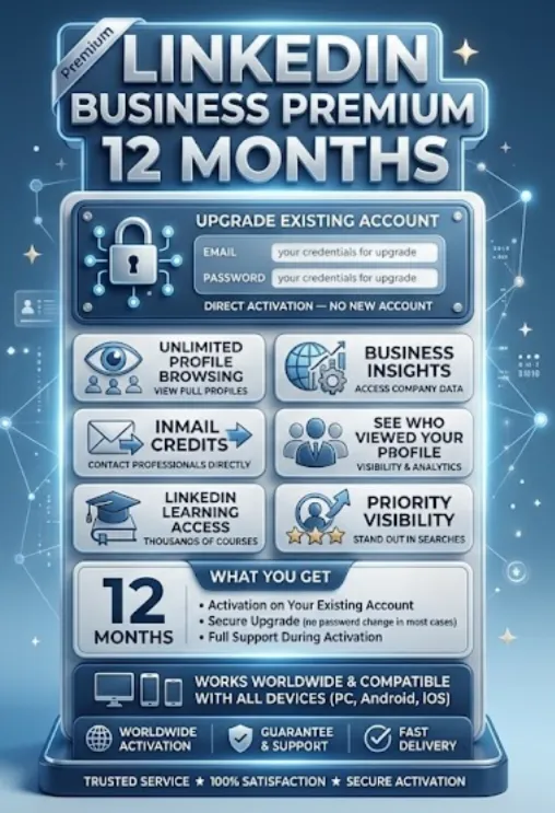 Linkedin Business Premium Plan 12 Months - irongamers.ru