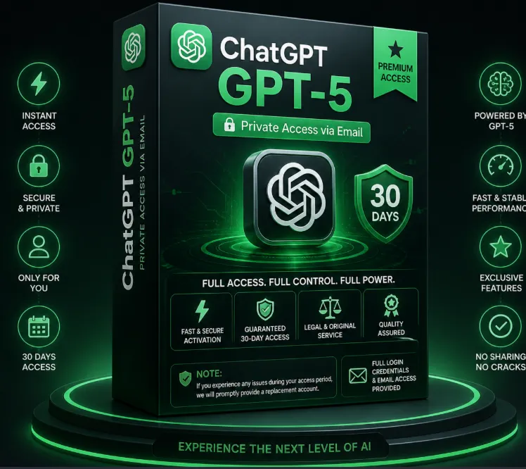 Chat GPT Plus 1 Month - Private Account (Global) - irongamers.ru