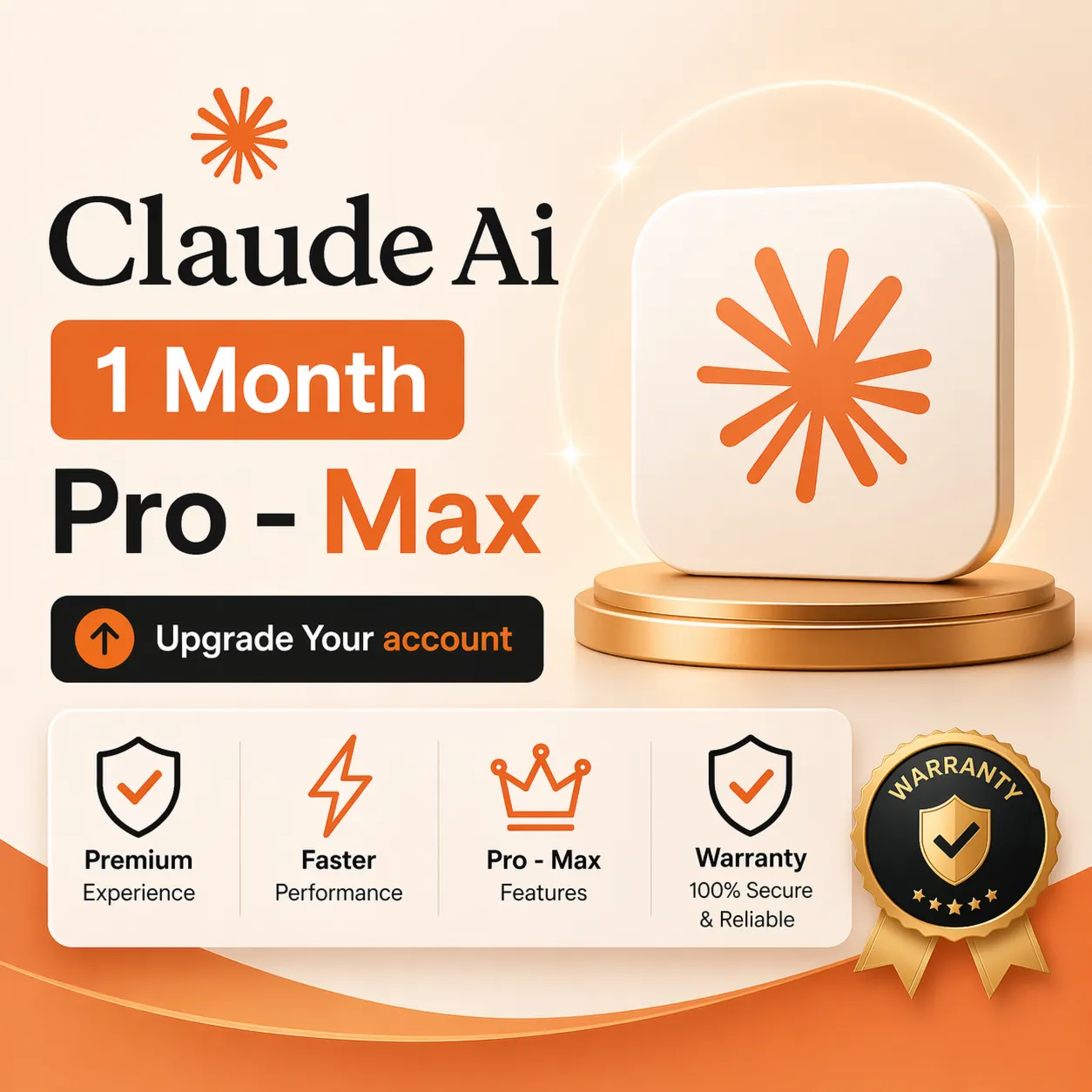 Claude AI — 1 месяц / Pro / Max / Подписка Anthropic / Полная гарантия