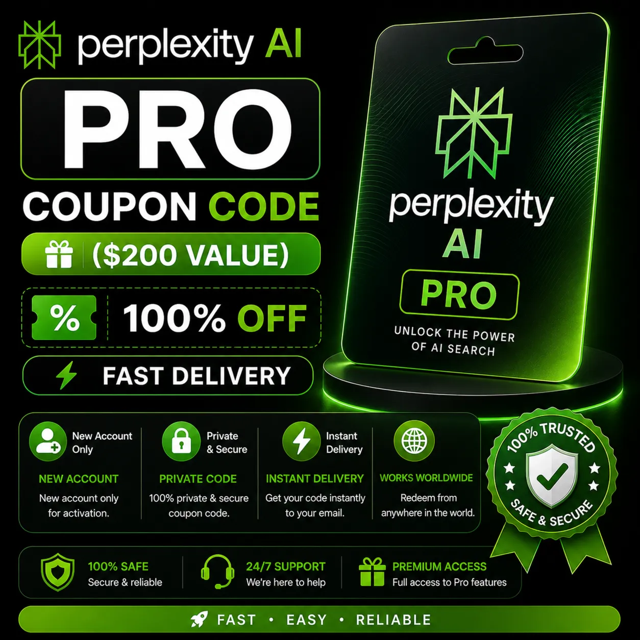 Промокод Perplexity AI PRO (стоимостью $200) | Официальный | Мгновенная доставка | Га