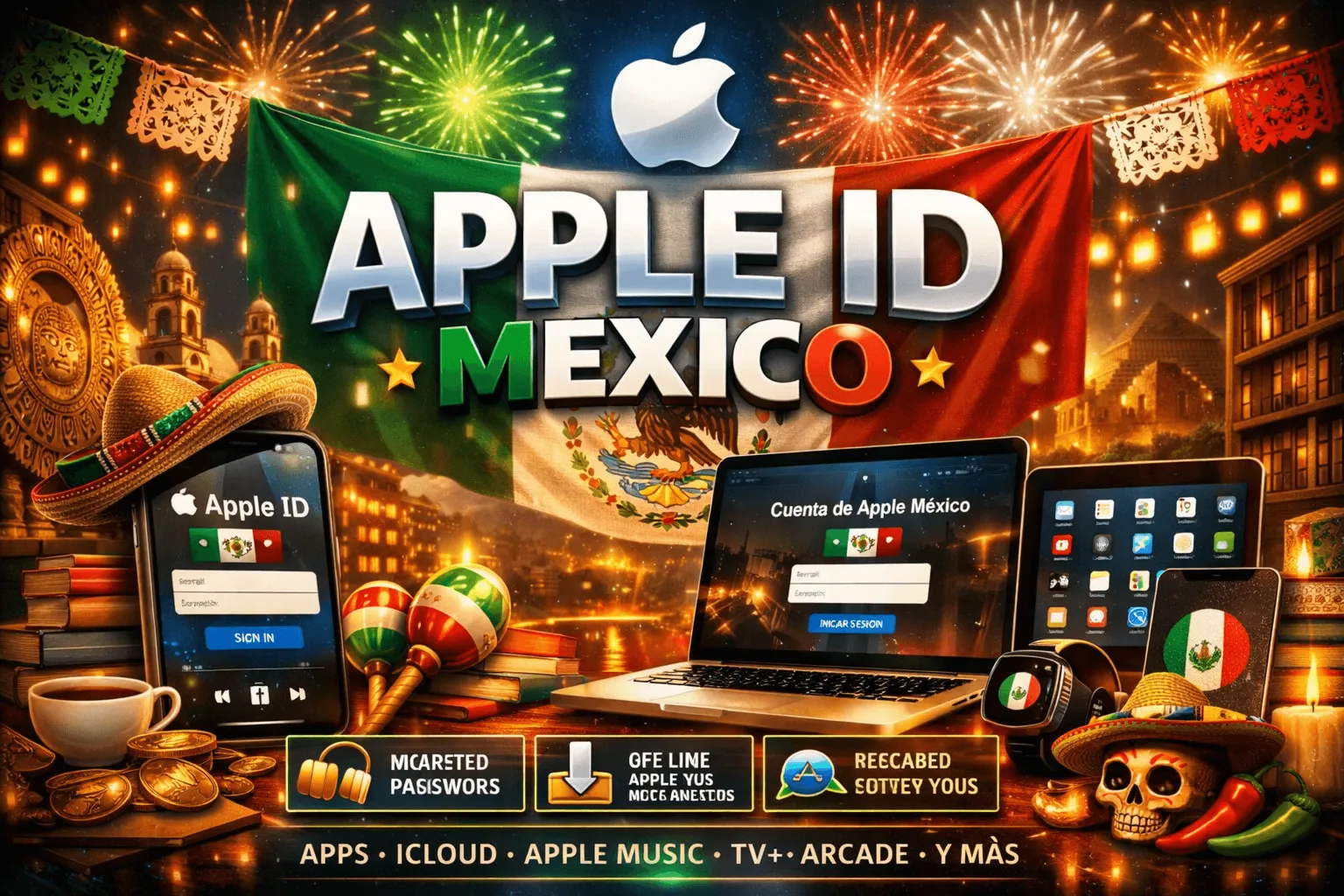 🇲 🇽 Apple ID Мексика🇲 🇽 | Личный аккаунт 🔐 No 2FA 💥 Полный доступ ✨ 💯 