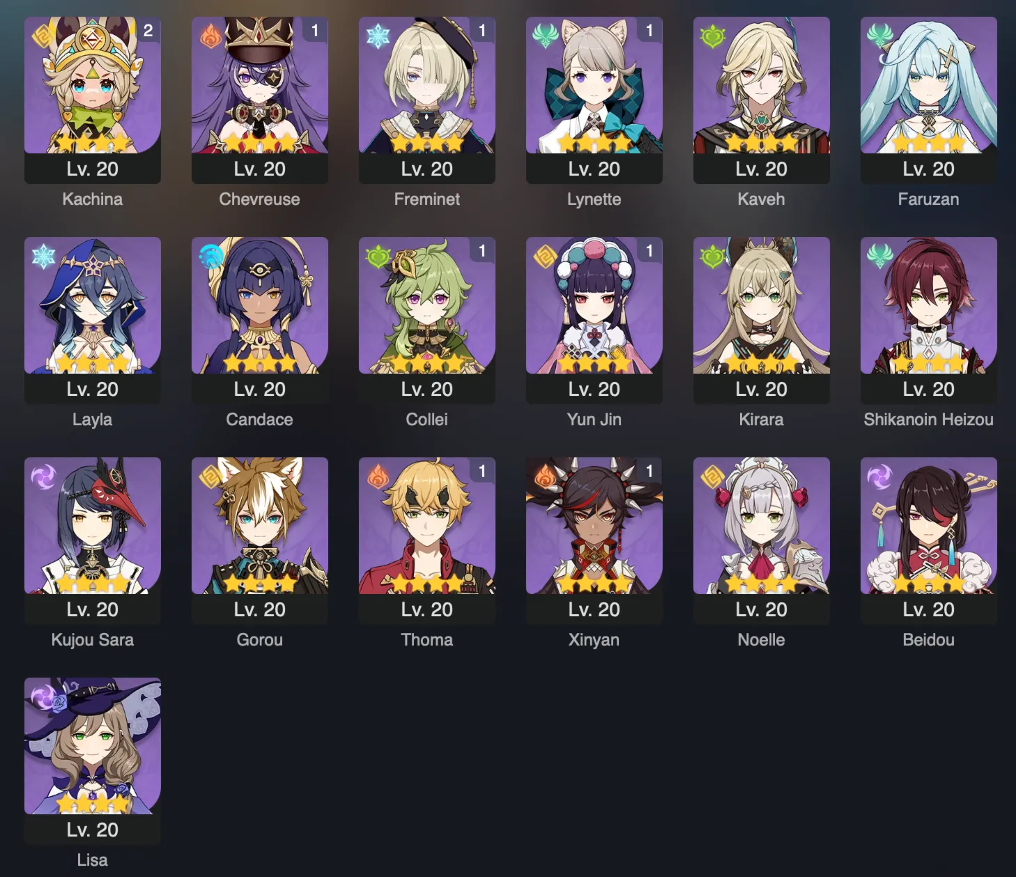 [2in1] NA GENSHIN IMPACT + Honkai: Star Rail | 49 AR | 43 CHARACTERS | 10 LEGENDARY |