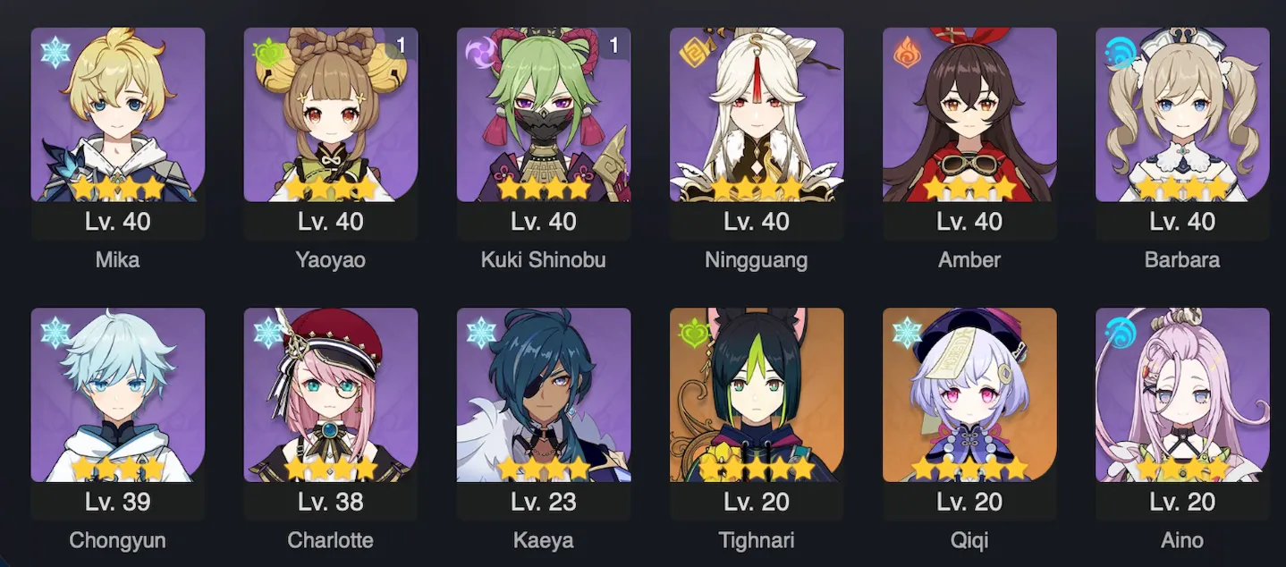 [2in1] NA GENSHIN IMPACT + Honkai: Star Rail | 49 AR | 43 CHARACTERS | 10 LEGENDARY |
