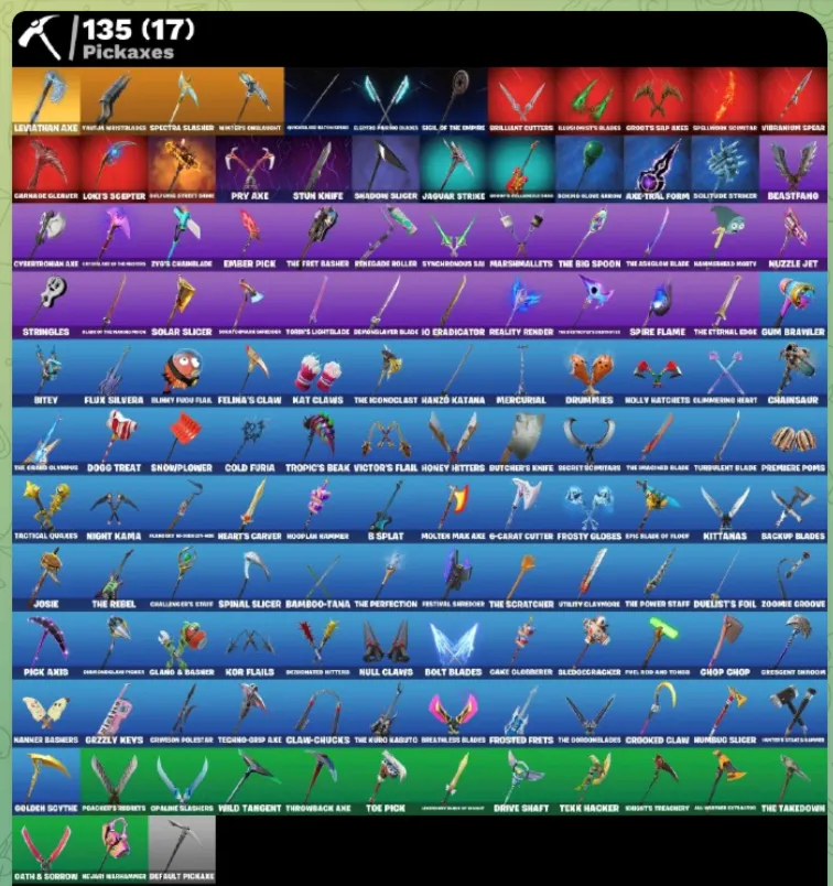 FN СМЕНА ПОЧТЫ (ALL PLATFORMS) Leviathan Axe | 75 skins (16 paid) | 600 VB