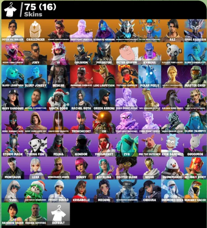 FN СМЕНА ПОЧТЫ (ALL PLATFORMS) Leviathan Axe | 75 skins (16 paid) | 600 VB