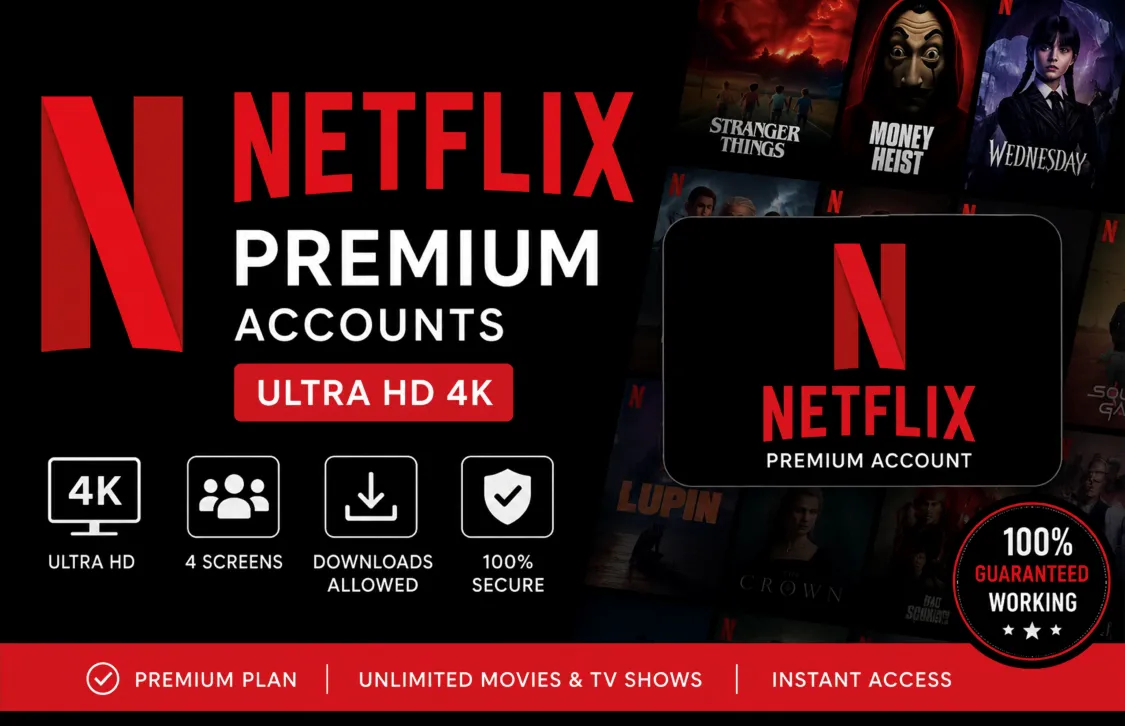 ✔ ️ Подписка на Netflix  на 1 месяц