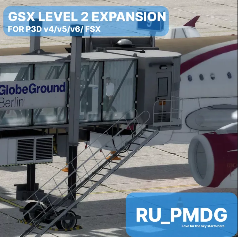 FSDREAMTEAM - GSX LEVEL 2 and 1 EXPANSION for FSX/P3D - irongamers.ru