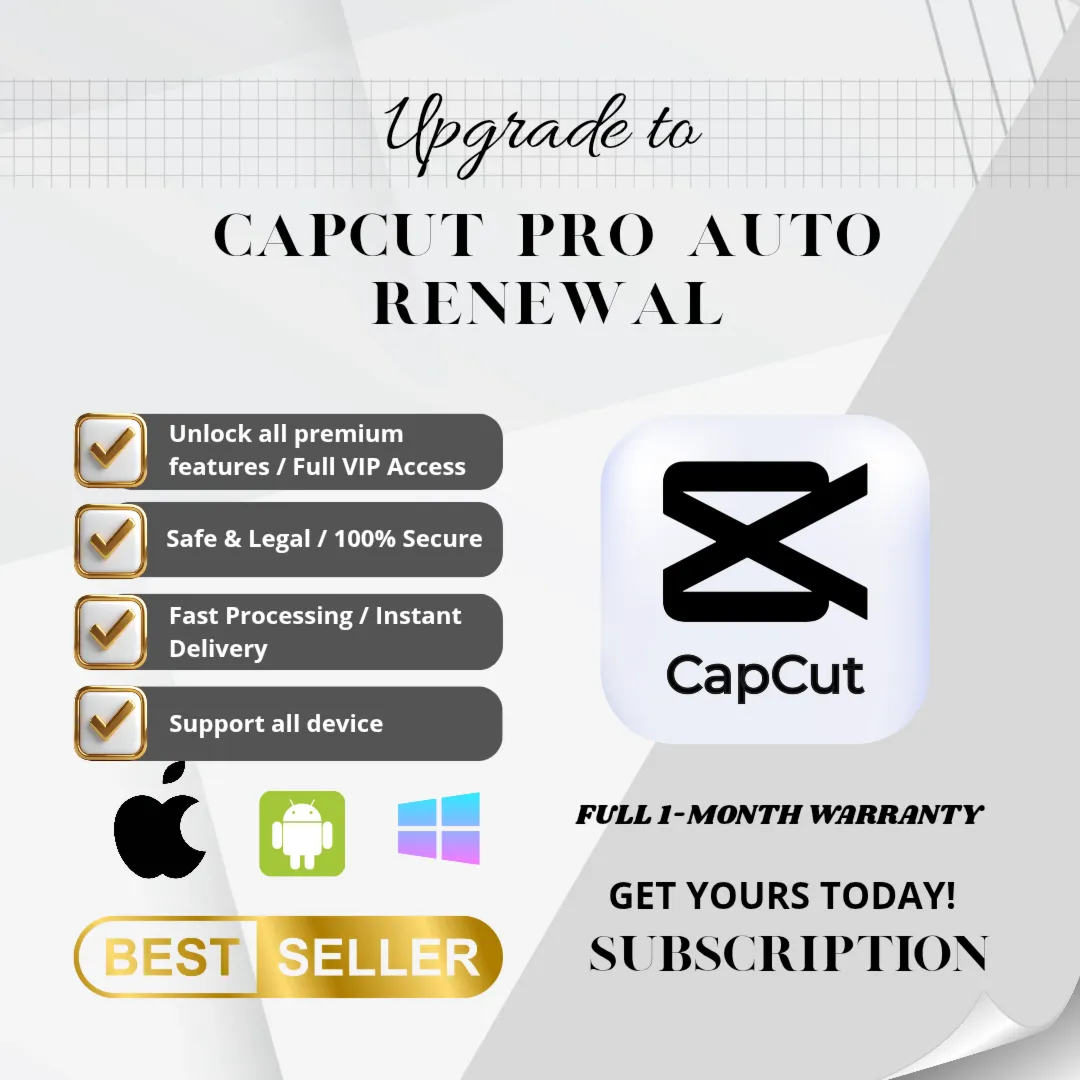 CAPCUT PRO PRIVATE ACCOUNT - 30 -35 DAYS - AUTO RENEWAL - FULL WARRANTY - irongamers.ru