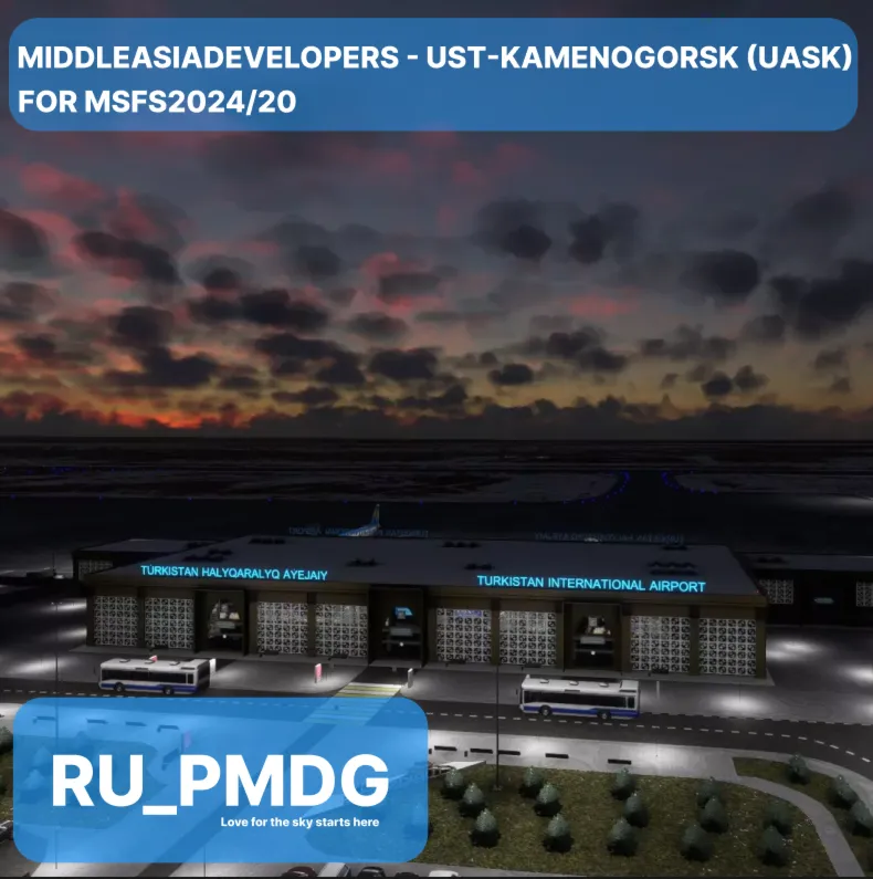 TURKISTAN AIRPORT (UAIT) for MSFS20/24