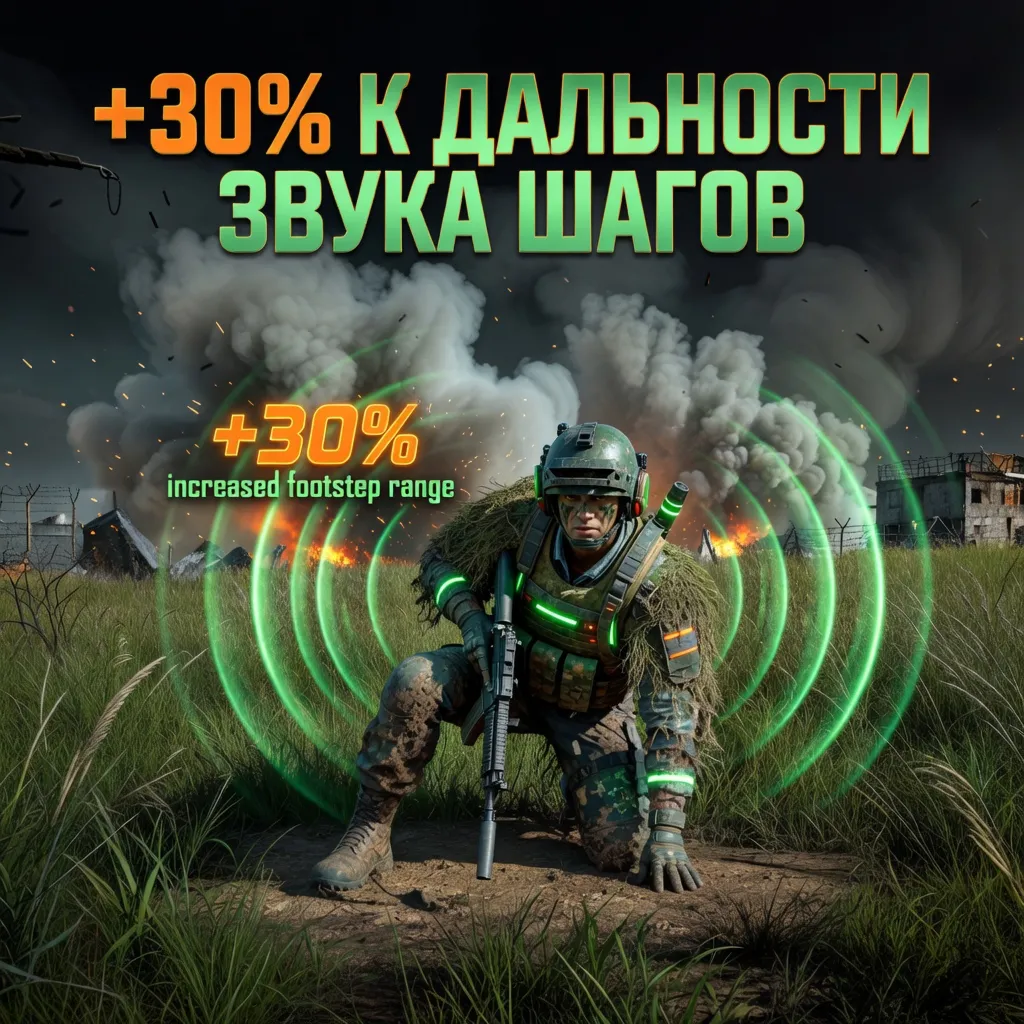 Улучшение звука шагов на 30%