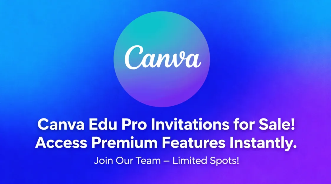 Canva Pro Invitation – 6 Months Subscription