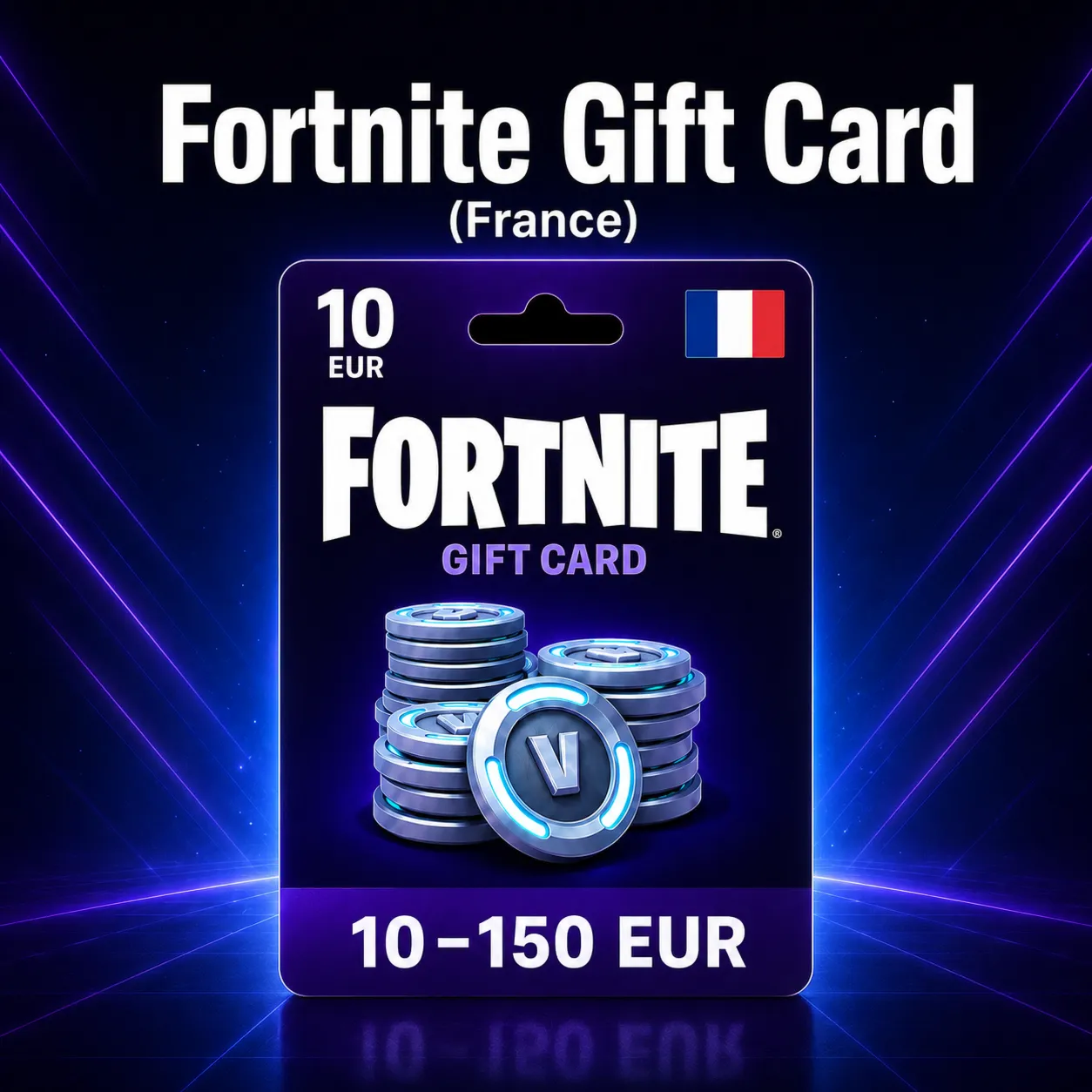 Fortnite Gift Card (Франция) 10–150 EUR | Код пополнения - irongamers.ru