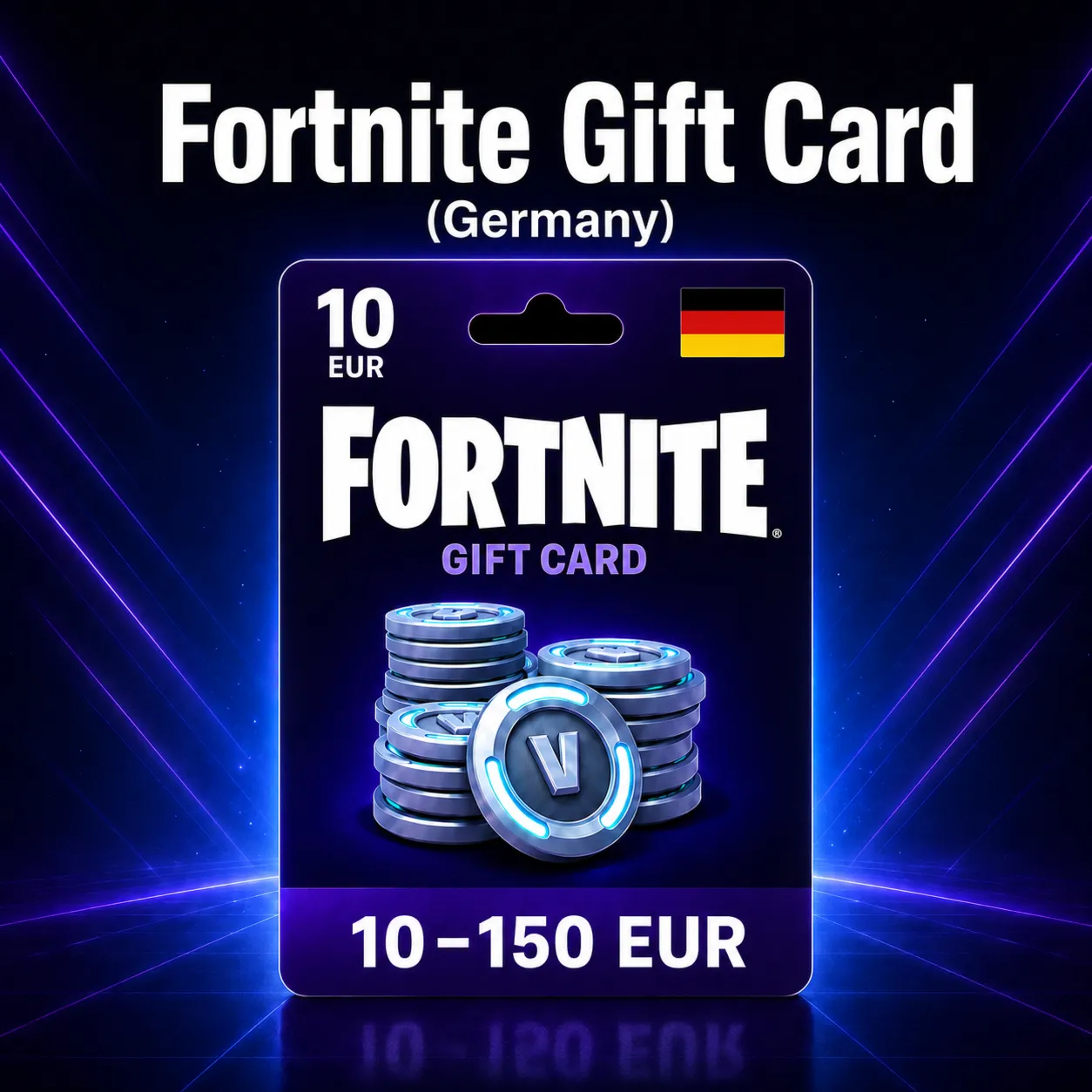 Fortnite Gift Card (Германия) 10–150 EUR | Код пополнения