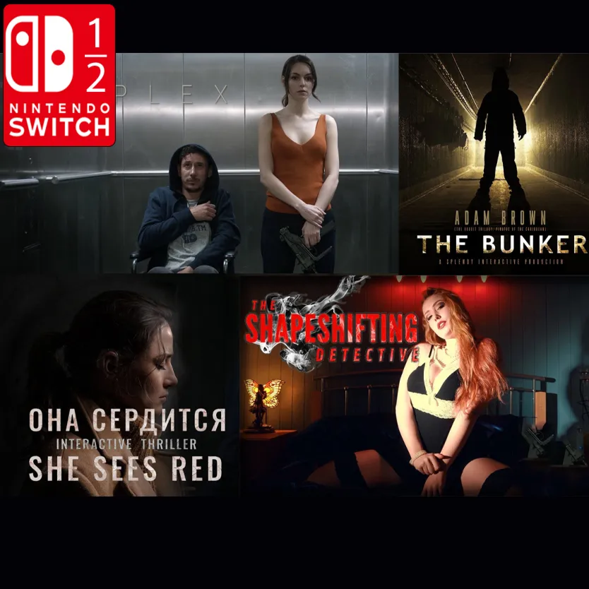 Сборник ИНТЕРАКТИВНЫЕ ФИЛЬМЫ (5 игр) | Nintendo Switch 1/2