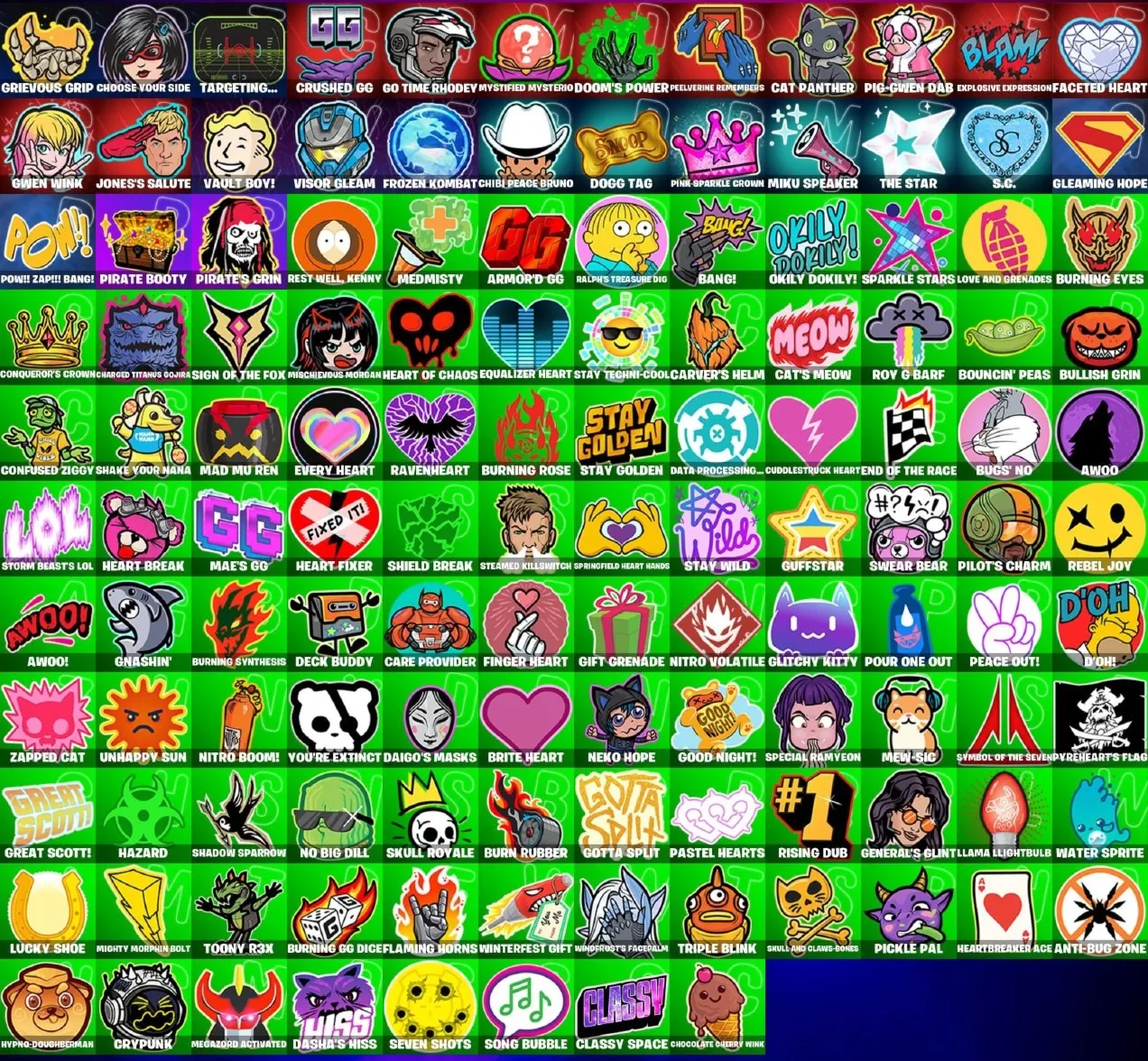 Мгновенный доступ•FN (все платформы)•291 skins (105 paid)•Lowlight•Полный доступ
