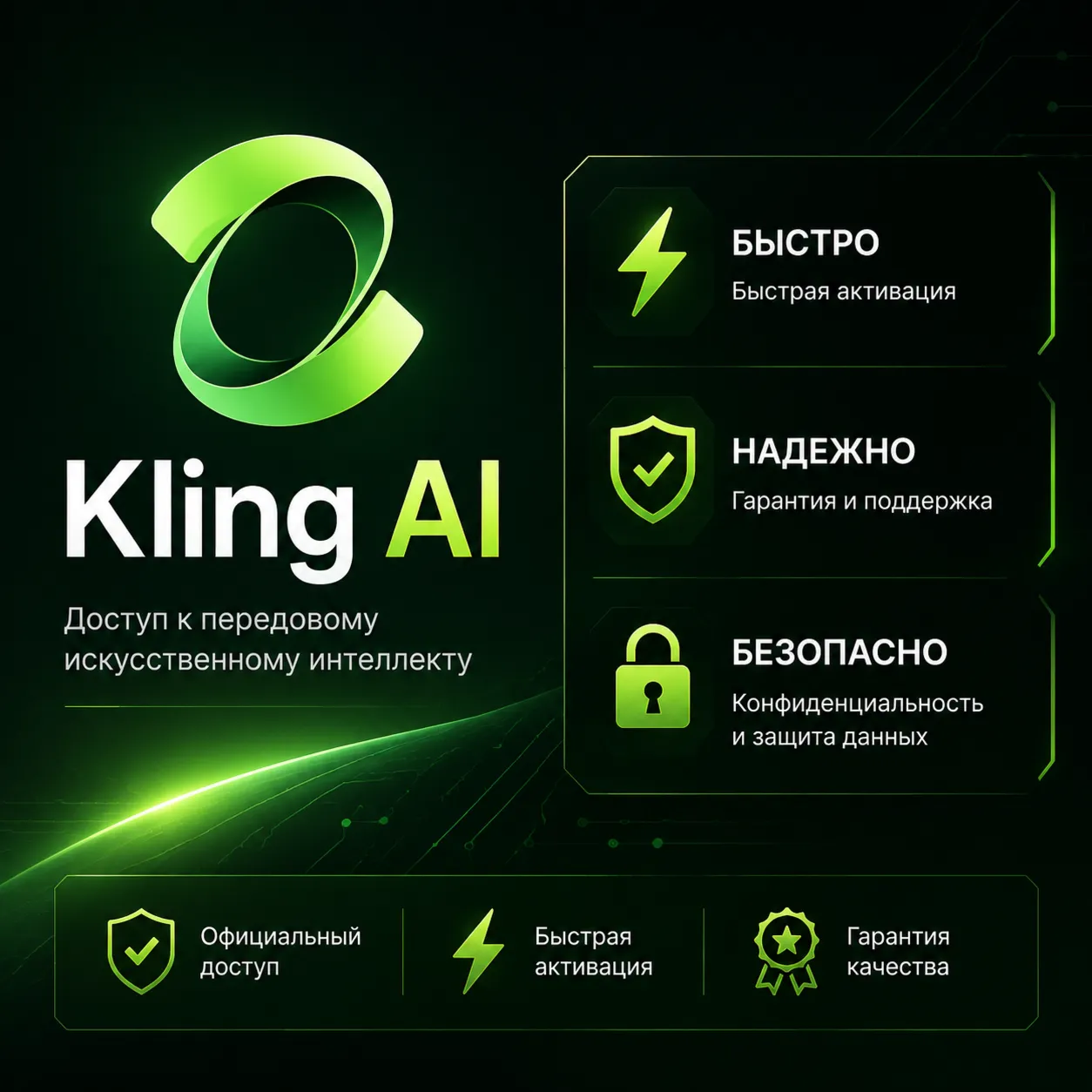 Kling AI Подписка Standard/Pro/Premier 30 дней ЗА 10 МИНУТ - irongamers.ru