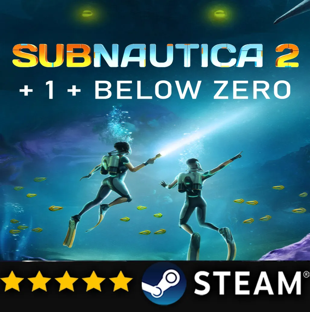 SUBNAUTICA 2 + ВСЕ ЧАСТИ ( 2 + 1 + BELOW ZERO)・STEAM・PC