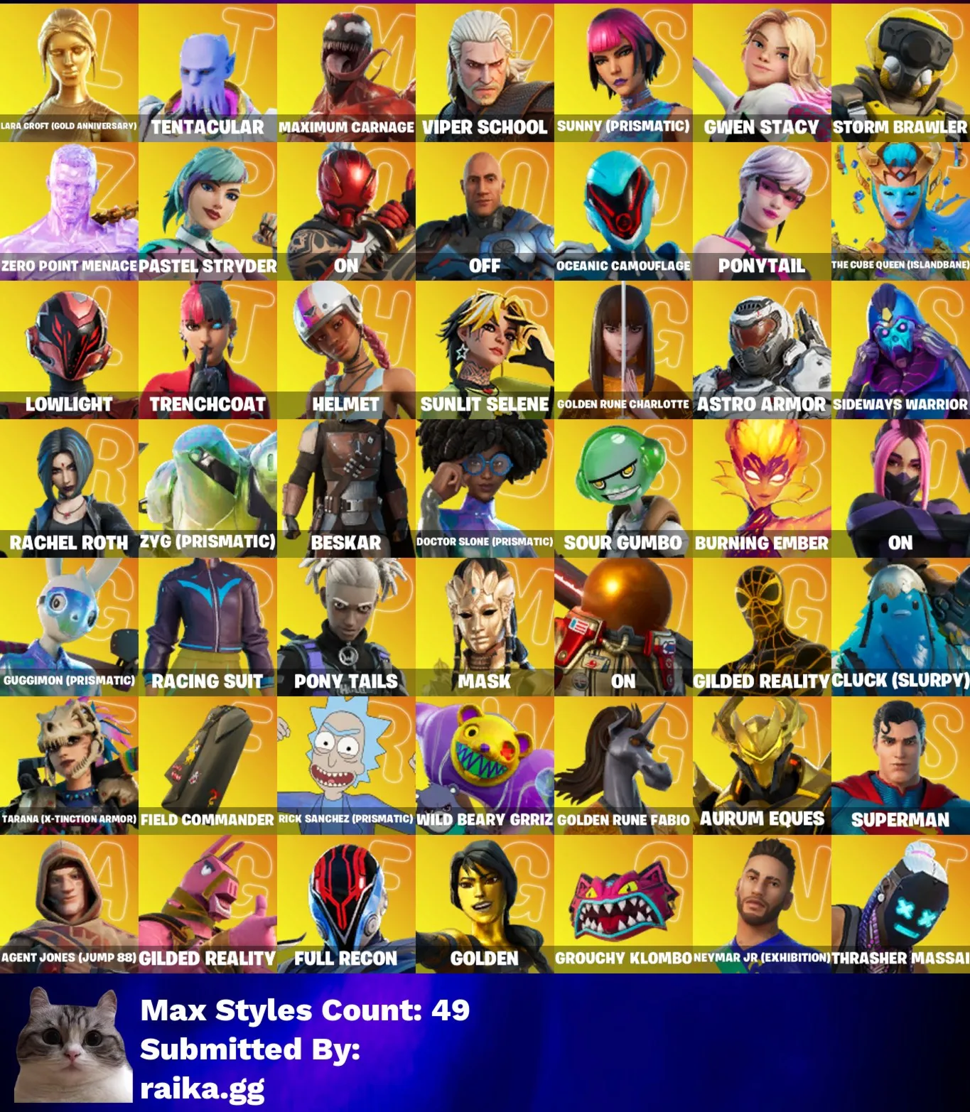 Мгновенный доступ•FN (все платформы)•107 skins•The Cube Queen (Islandbane)