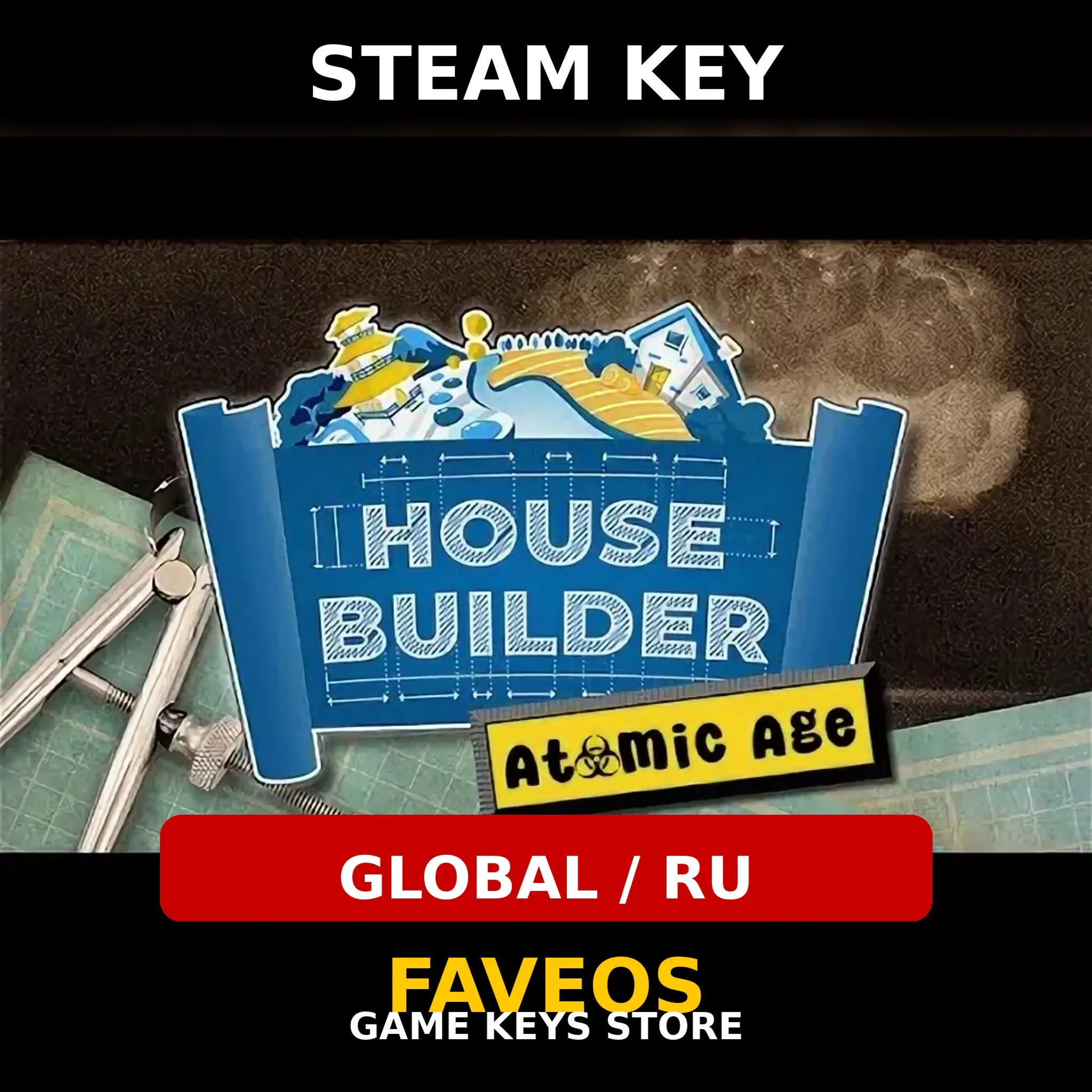 House Builder The Atomic Age DLC | Steam key GLOBAL/RU