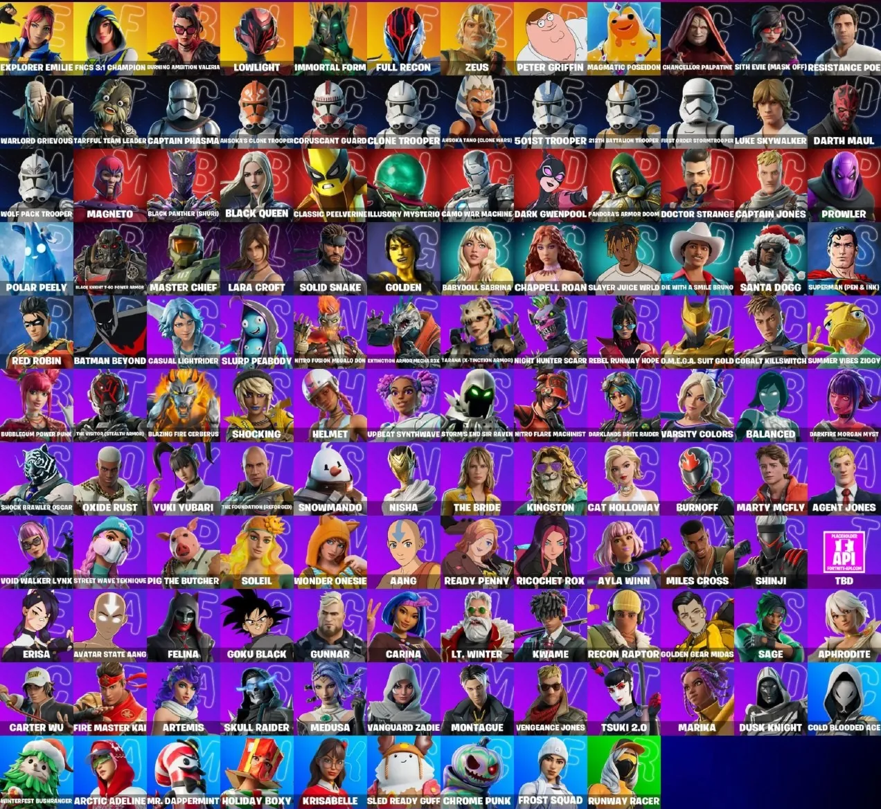 Мгновенный доступ • FN (все платформы) •  129 skins • Master Chief • Полный доступ