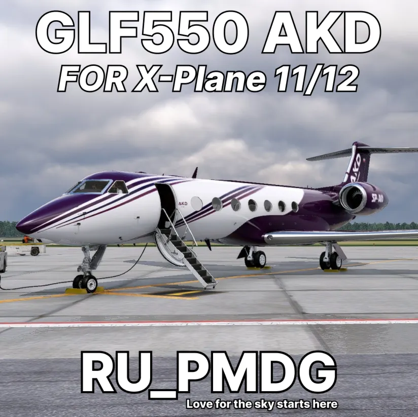 AKD Studios GLF550 for X-Plane 11/12 - irongamers.ru