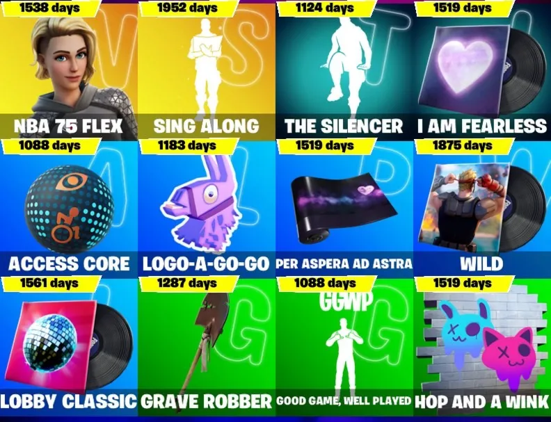 Мгновенный доступ • FN (все платформы) • 183 skins • NBA 75 Flex • Полный доступ