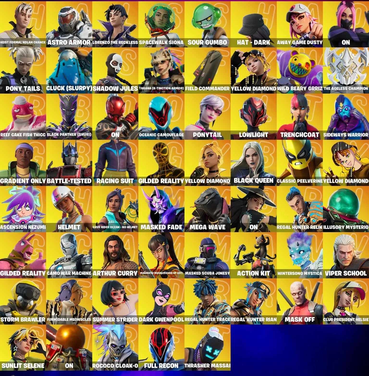 Мгновенный доступ • FN (все платформы) • 183 skins • NBA 75 Flex • Полный доступ