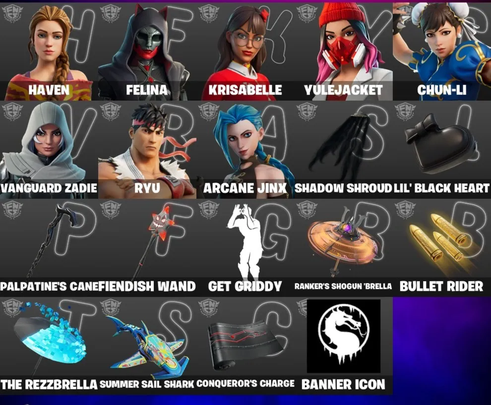 Мгновенный доступ • FN (все платформы) •  181 skins • Arcane Jinx • Полный доступ