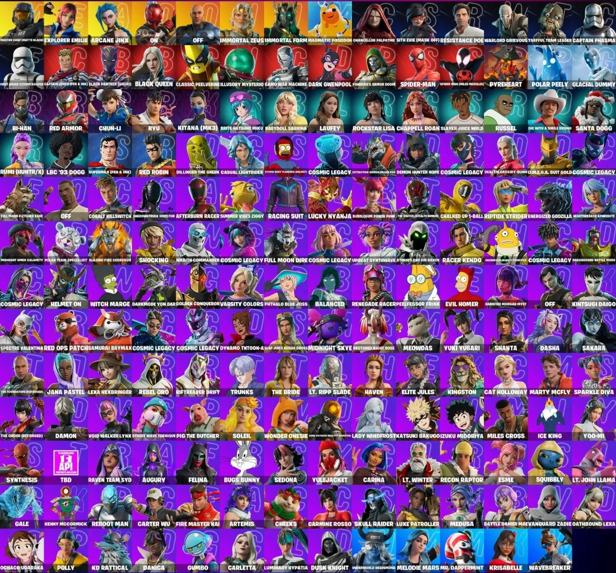 Мгновенный доступ • FN (все платформы) •  181 skins • Arcane Jinx • Полный доступ
