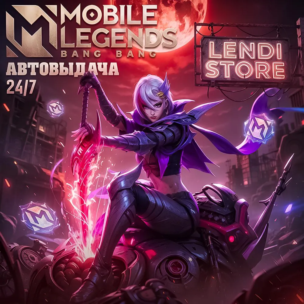 (АВТО) 24/7 Mobile Legends для Россия Алмазы/Пропуск | по ID - irongamers.ru