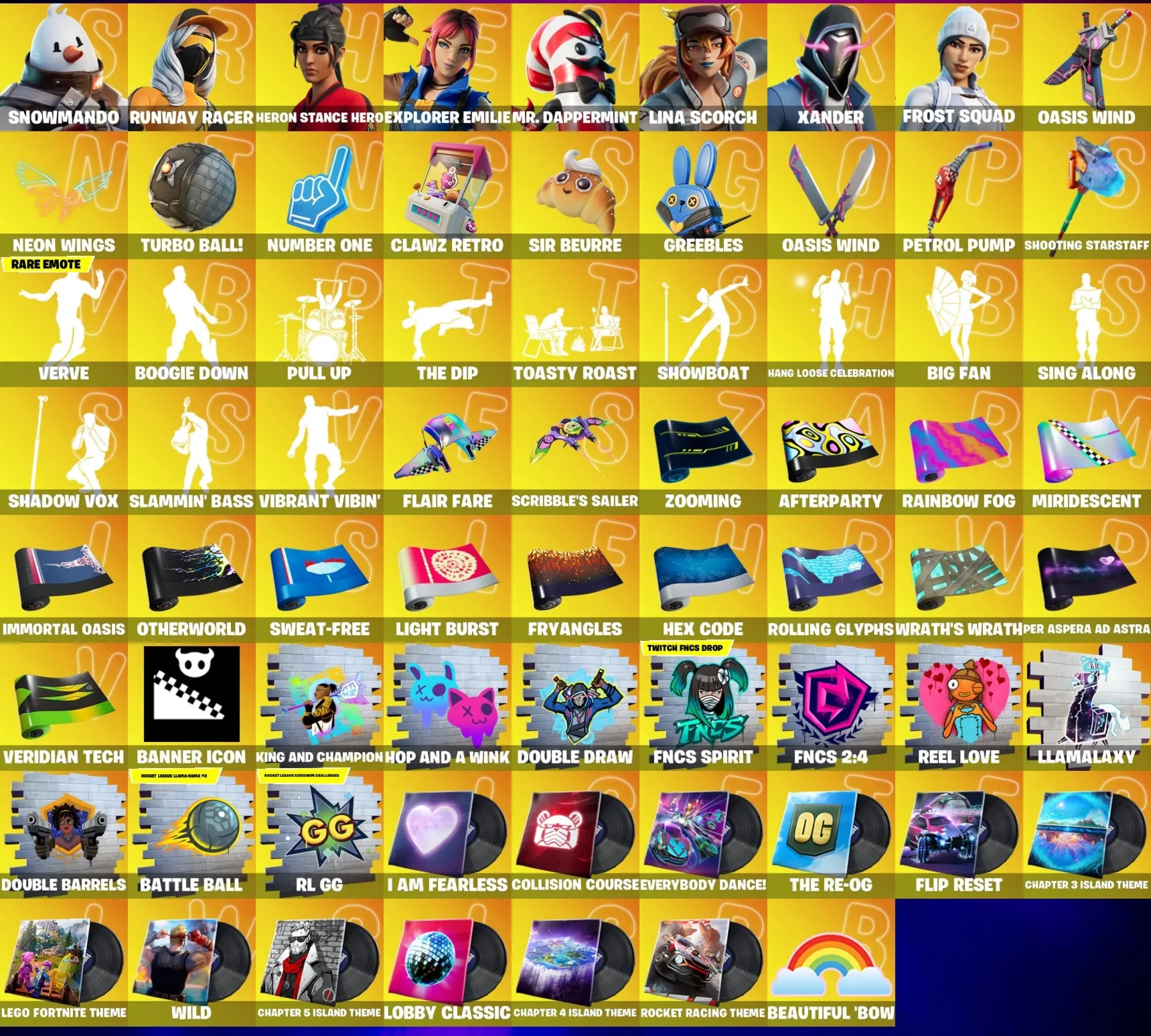 Мгновенный доступ • FN (все платформы) • 144 skins • 1350 VB • Полный доступ