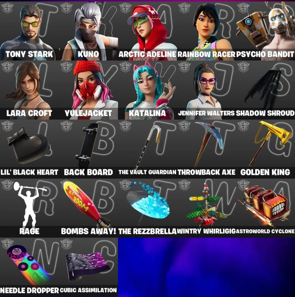 Мгновенный доступ • FN (все платформы) • 163 skins • 500 VB • Полный доступ