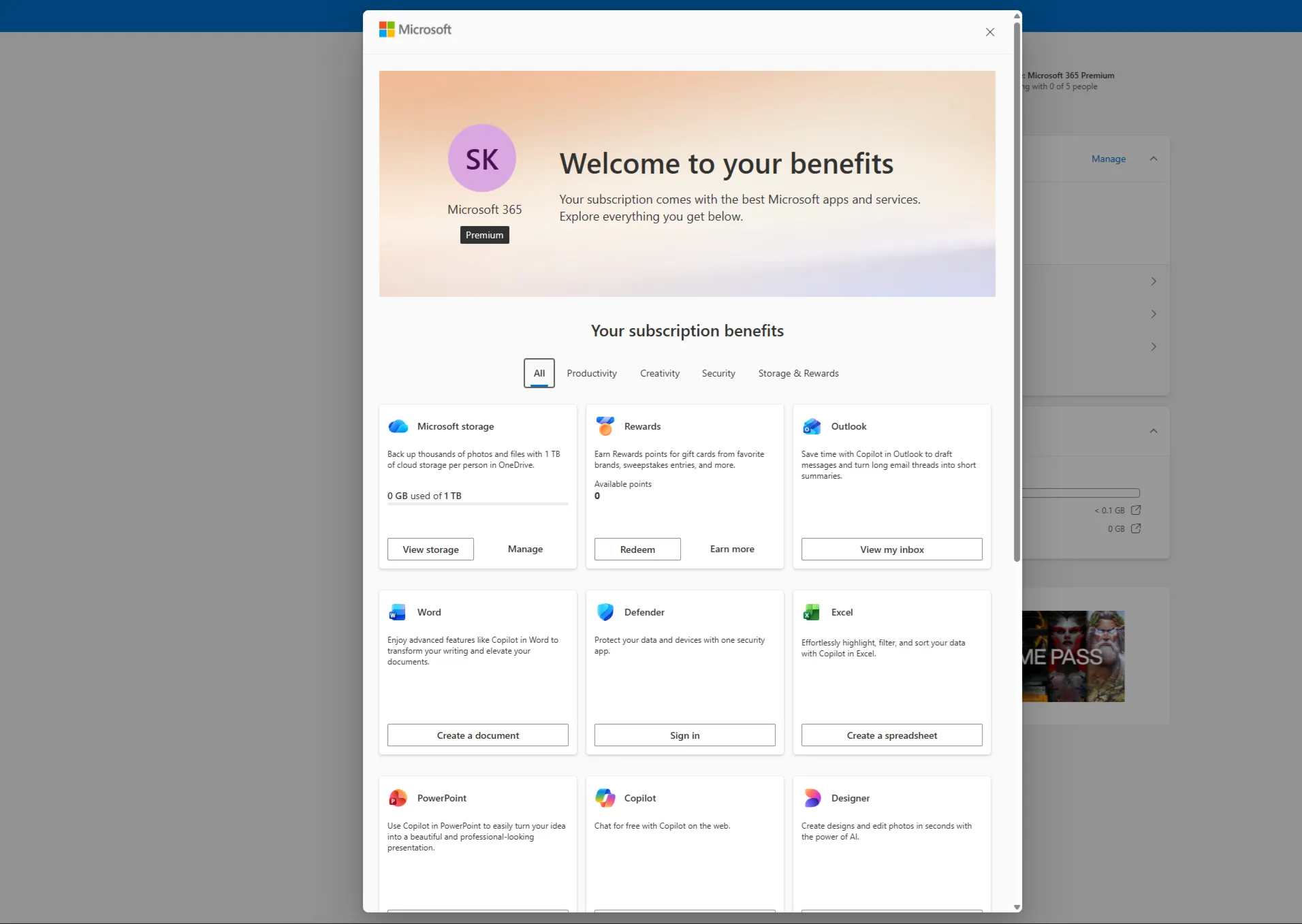 Microsoft Office 365 Премиум - 1 ТБ OneDrive | 5 Устройств | Подписка на 1 Год