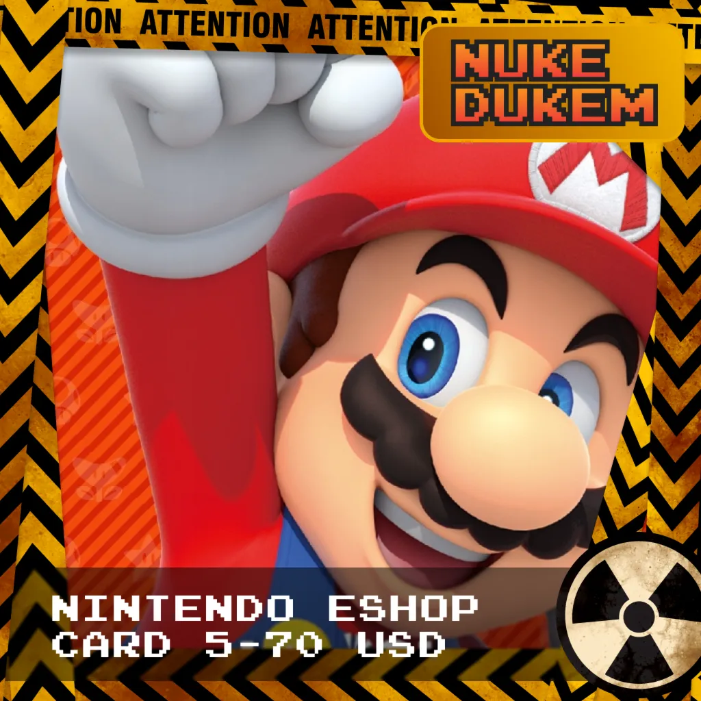 США | Nintendo eShop КАРТА 5-70 USD | КОД