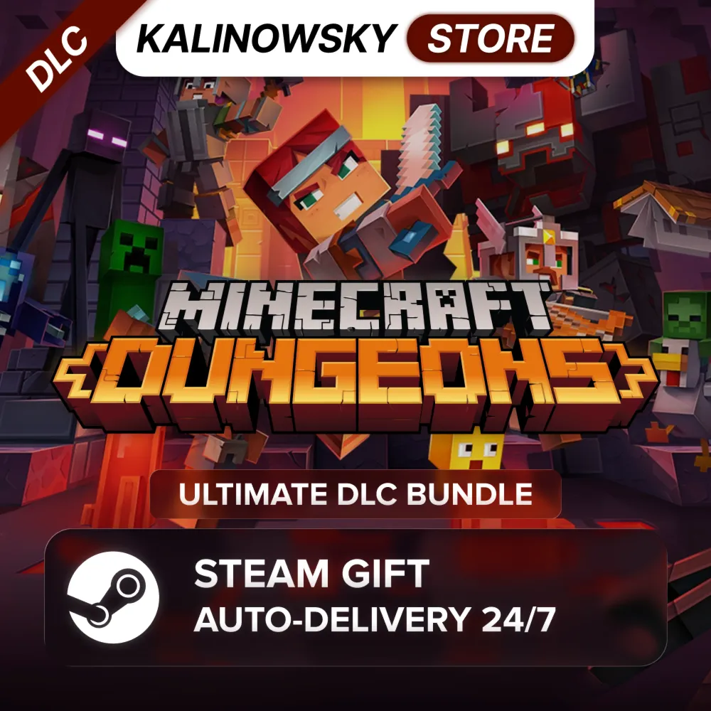 🚀 MINECRAFT DUNGEONS · ULTIMATE DLC BUNDLE · ВЕСЬ МИР