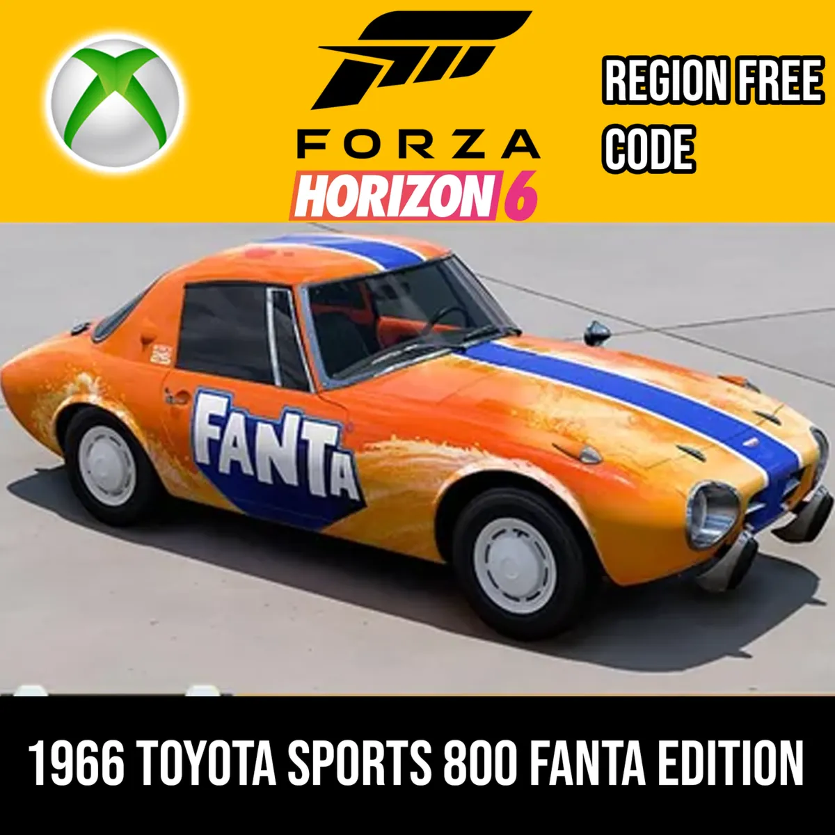 Forza Horizon 6: 1966 Toyota Sports 800 Fanta Edition XBOX SERIES XS PC GLOBAL Ключ - irongamers.ru