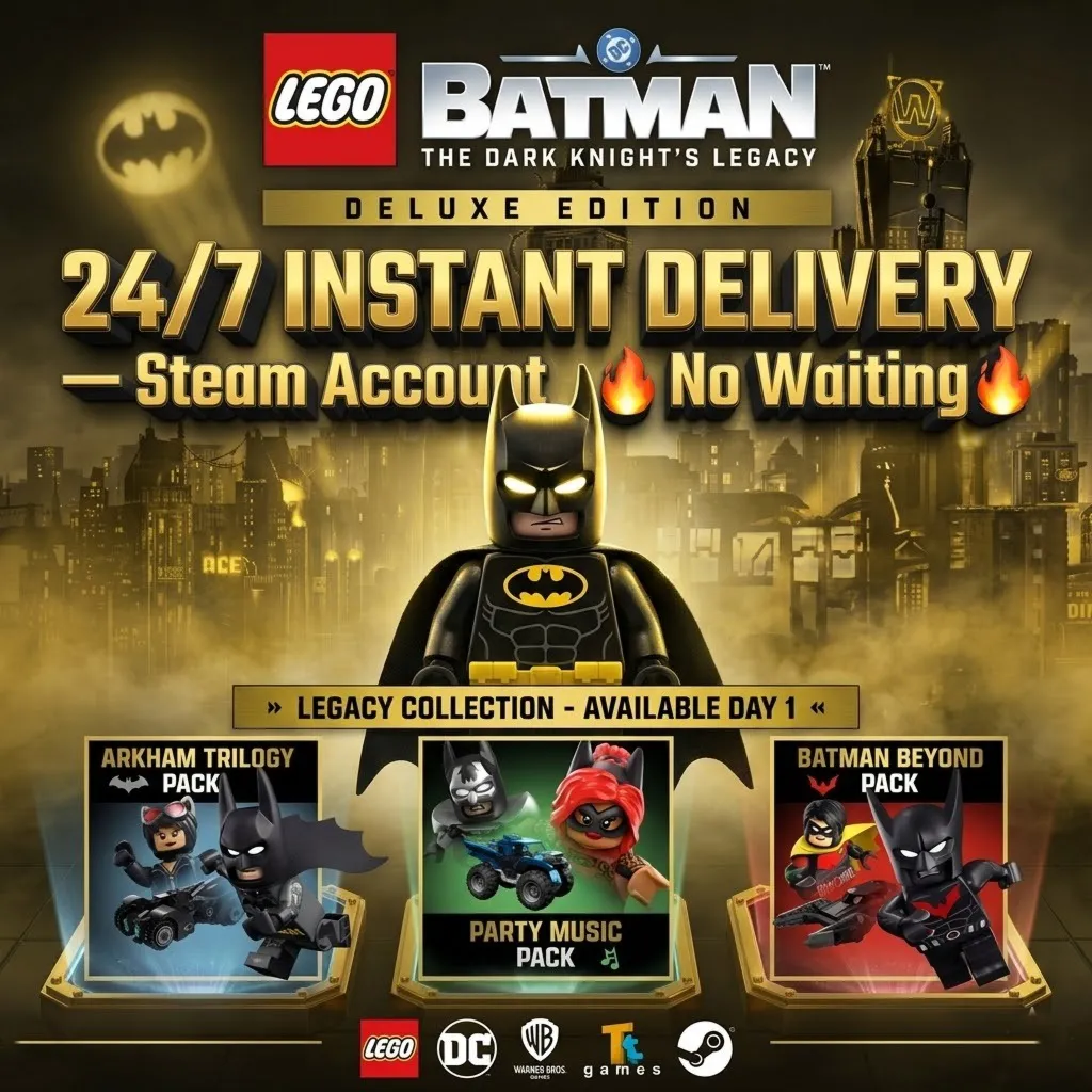 [AUTO 24/7] LEGO® Бэтмен™: Наследие Темного рыцаря - Deluxe-издание Steam АККАУНТ