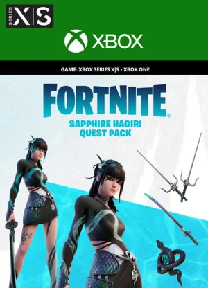 Fortnite - Sapphire Hagiri Quest Pack + 1500 V-Bucks Xbox - irongamers.ru