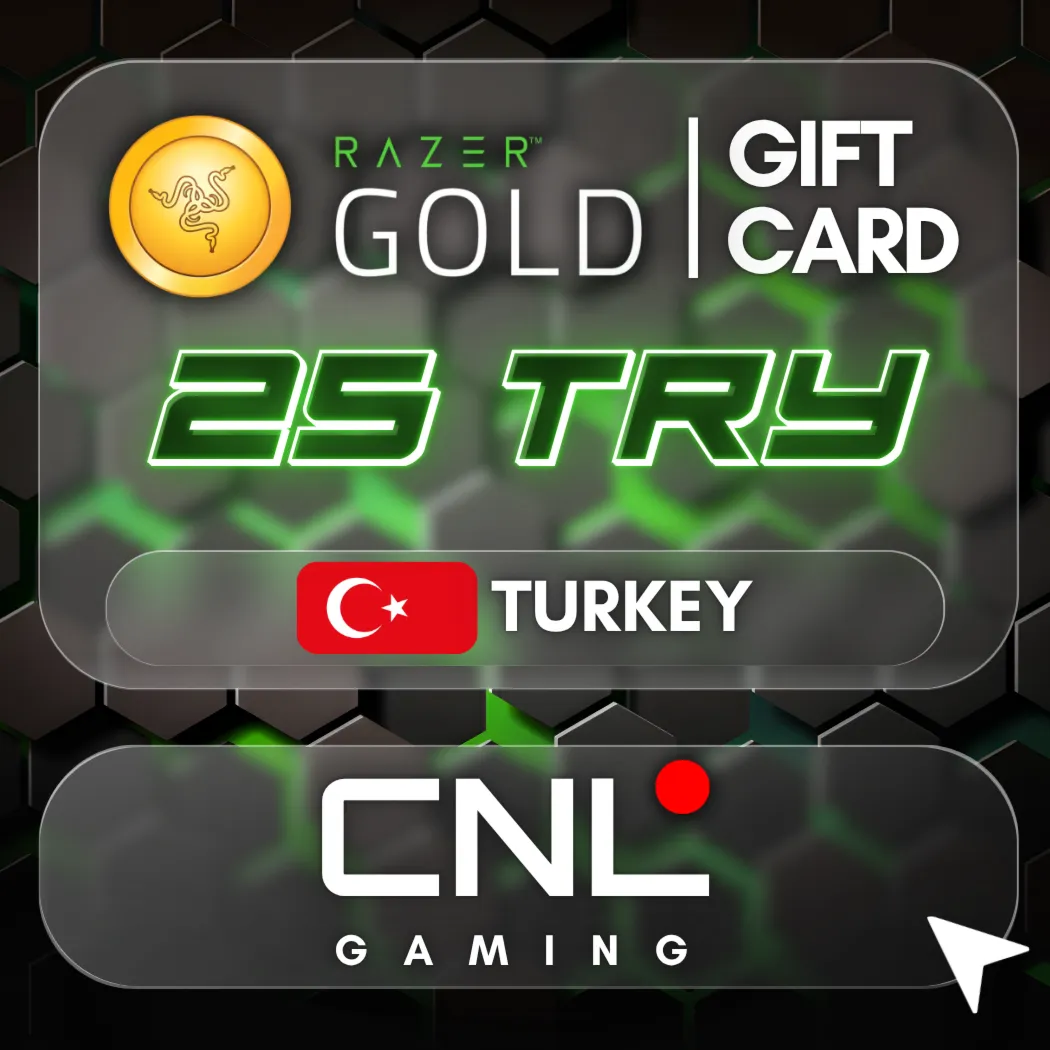 24/7 АВТО | RazerGold 25 TRY (подарочная карта) - irongamers.ru