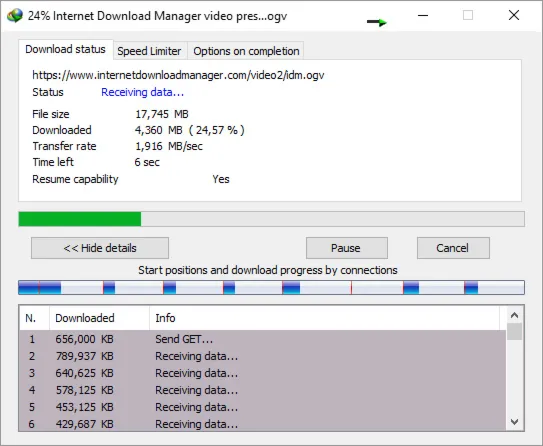 Internet Download Manager ( IDM )   1 PC License 1 Year
