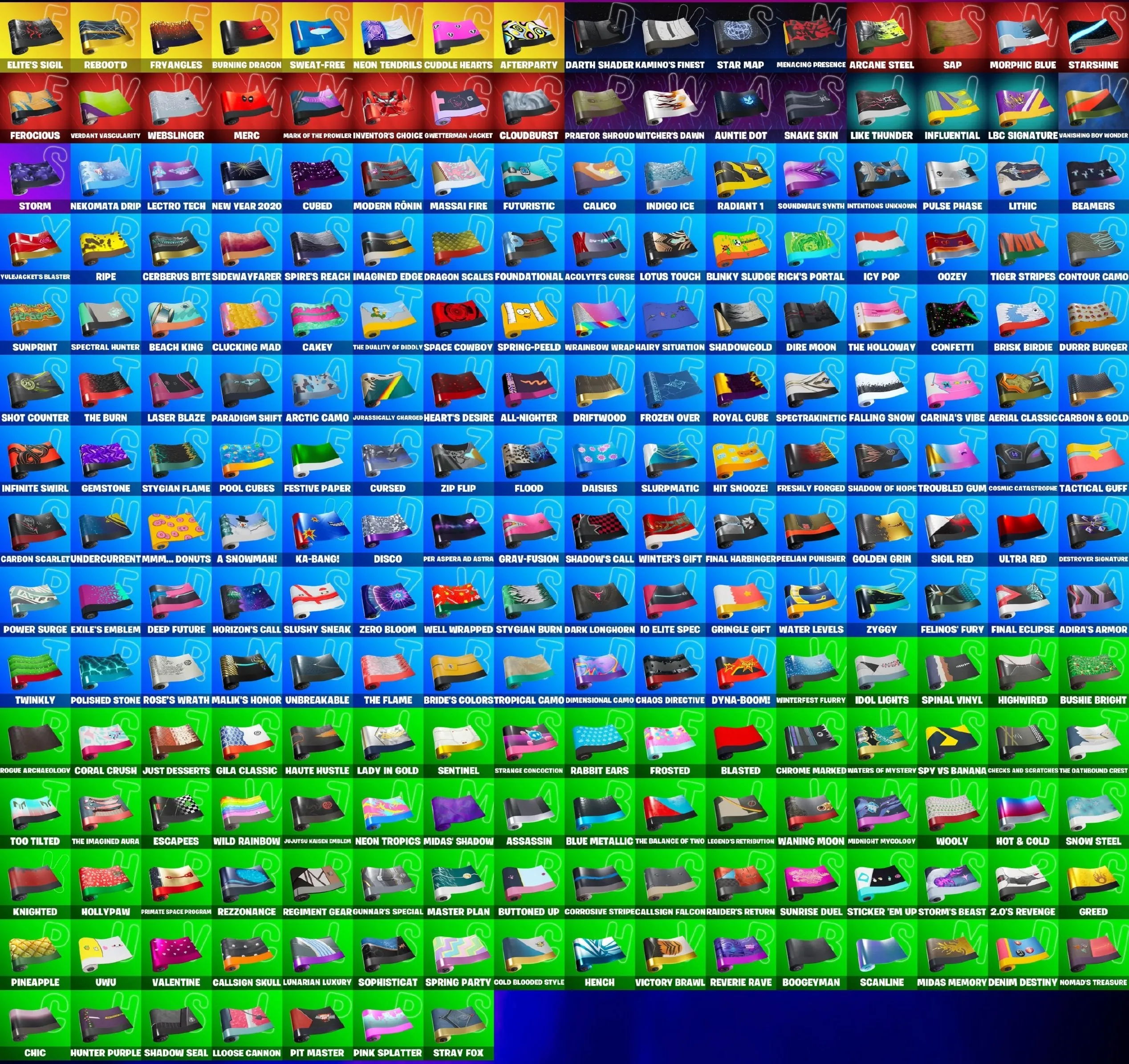 FN (все платформы) • 308 skins • Gold Brutus • Shady Doggo • Полный доступ