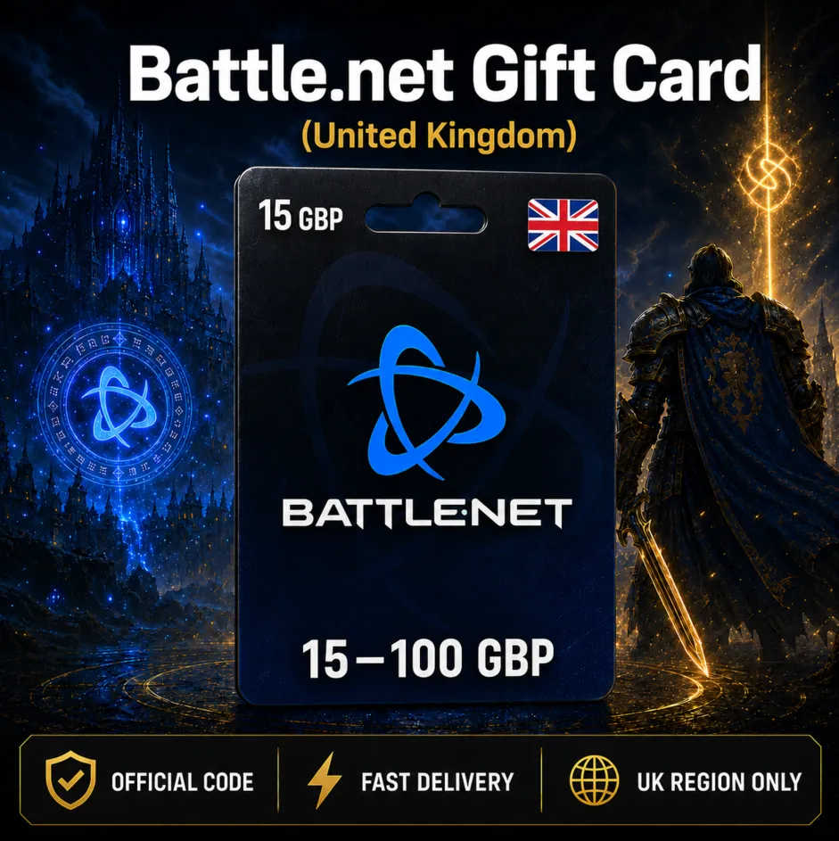 Battle.net Gift Card (Великобритания) 15–100 GBP | Код пополнения - irongamers.ru