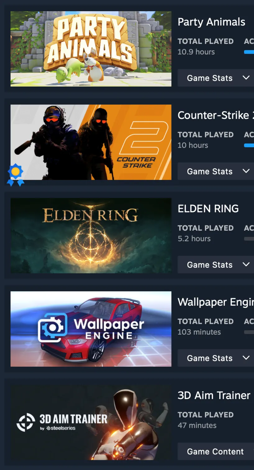 ONLINE STEAM | CS2 Prime 10ч | ELDEN RING 5ч | Dota 275ч + 6 GAMES | Полный доступ