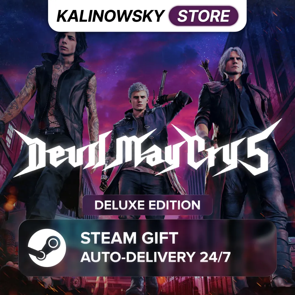 🚀 DEVIL MAY CRY 5 + VERGIL · DELUXE · ВЕСЬ МИР