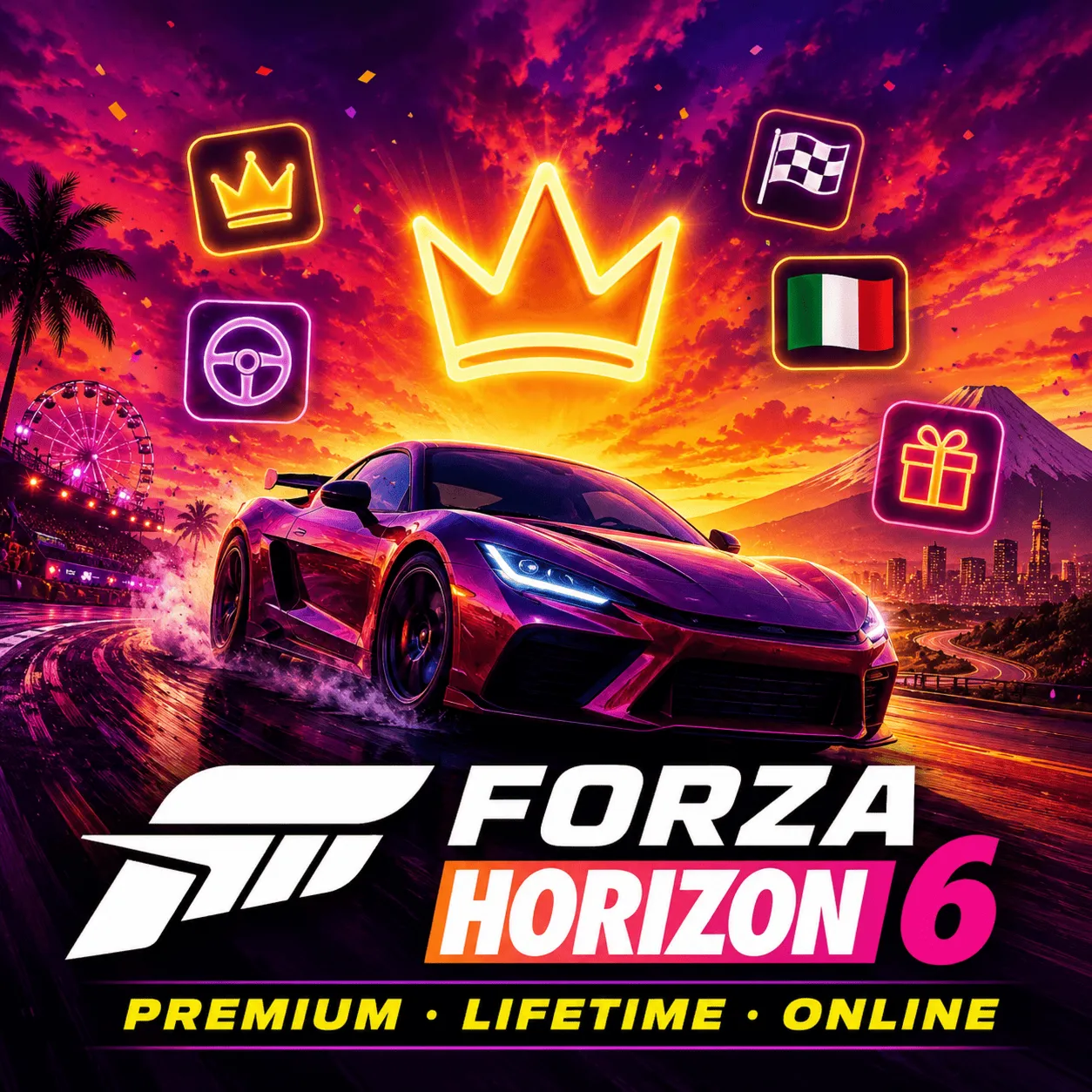 FORZA HORIZON 6 Premium Edition | Онлайн-мультиплеер, все DLC | Личный аккаунт - irongamers.ru