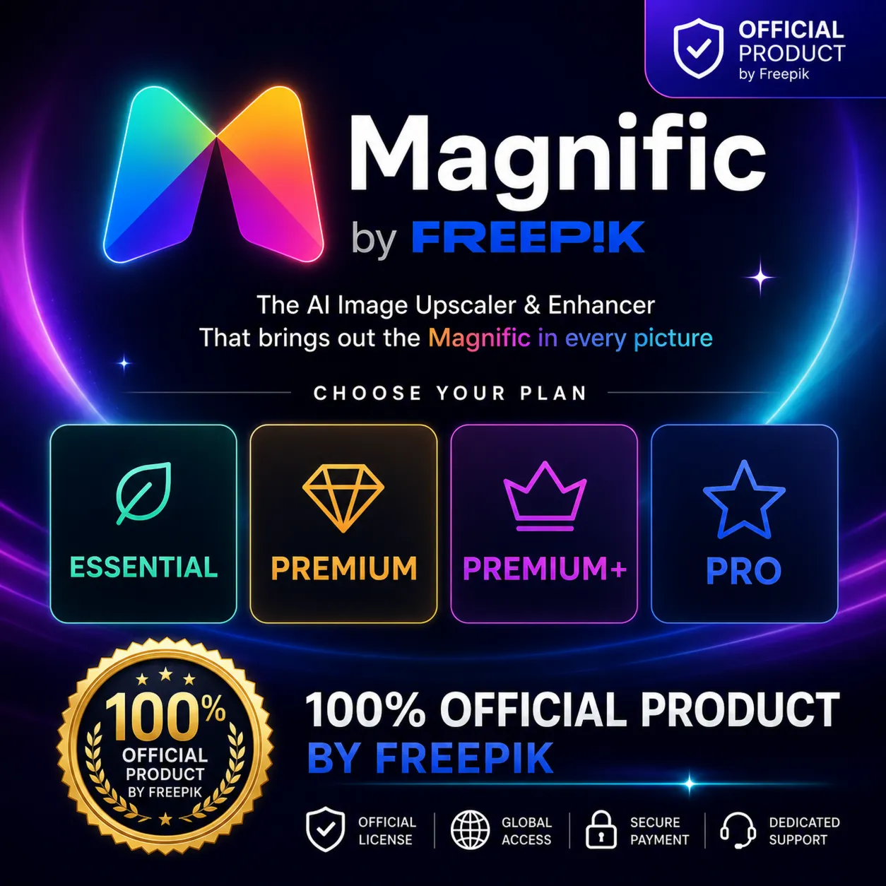 Magnific Freepik Premium/ Plus/ Essential/Pro AI Image| 1–12 мес | 100% ОФИЦИАЛЬНО - irongamers.ru
