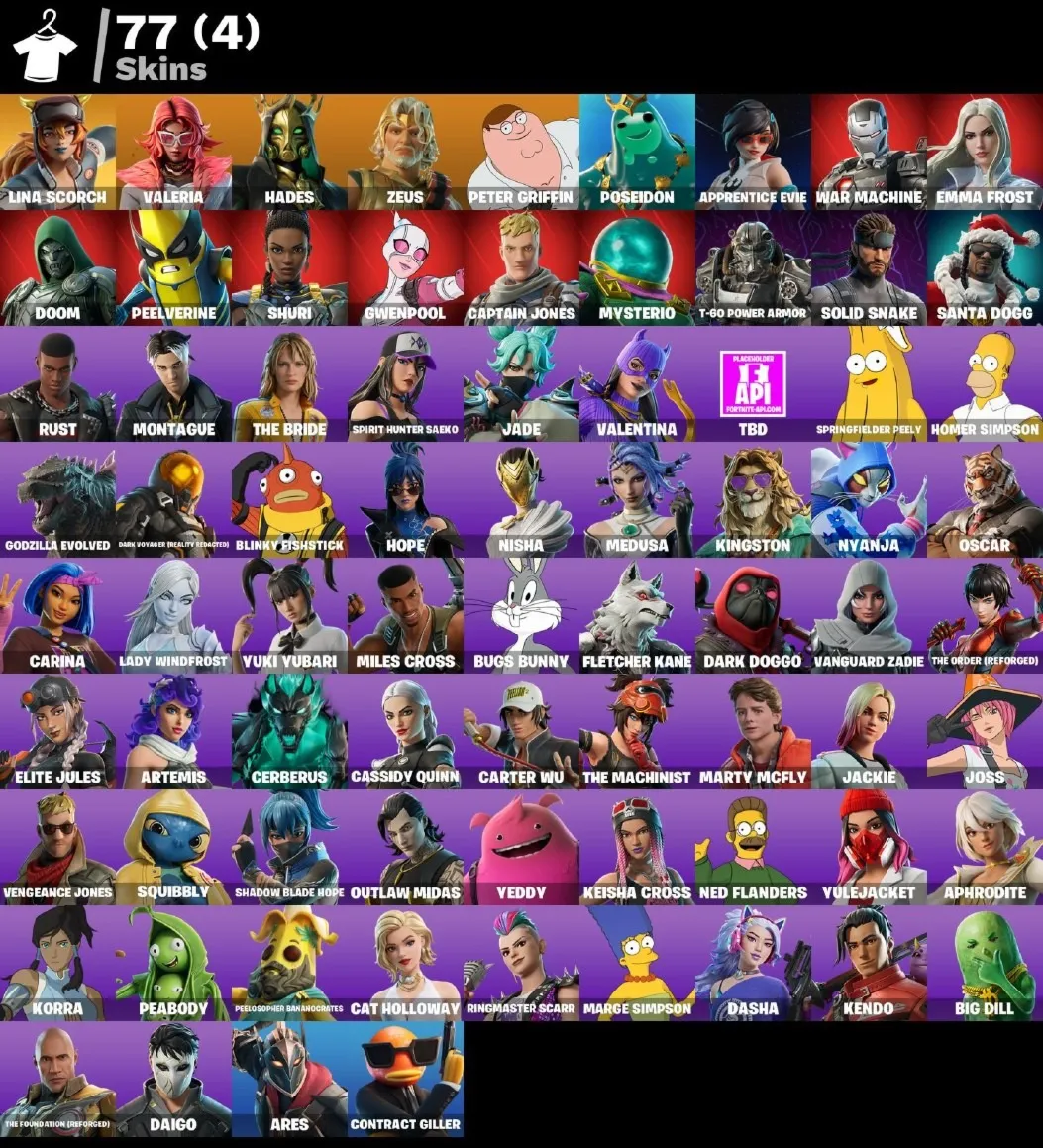 Мгновенный доступ • FN (все платформы) • 77 skins • Lina Scorch •  Полный доступ