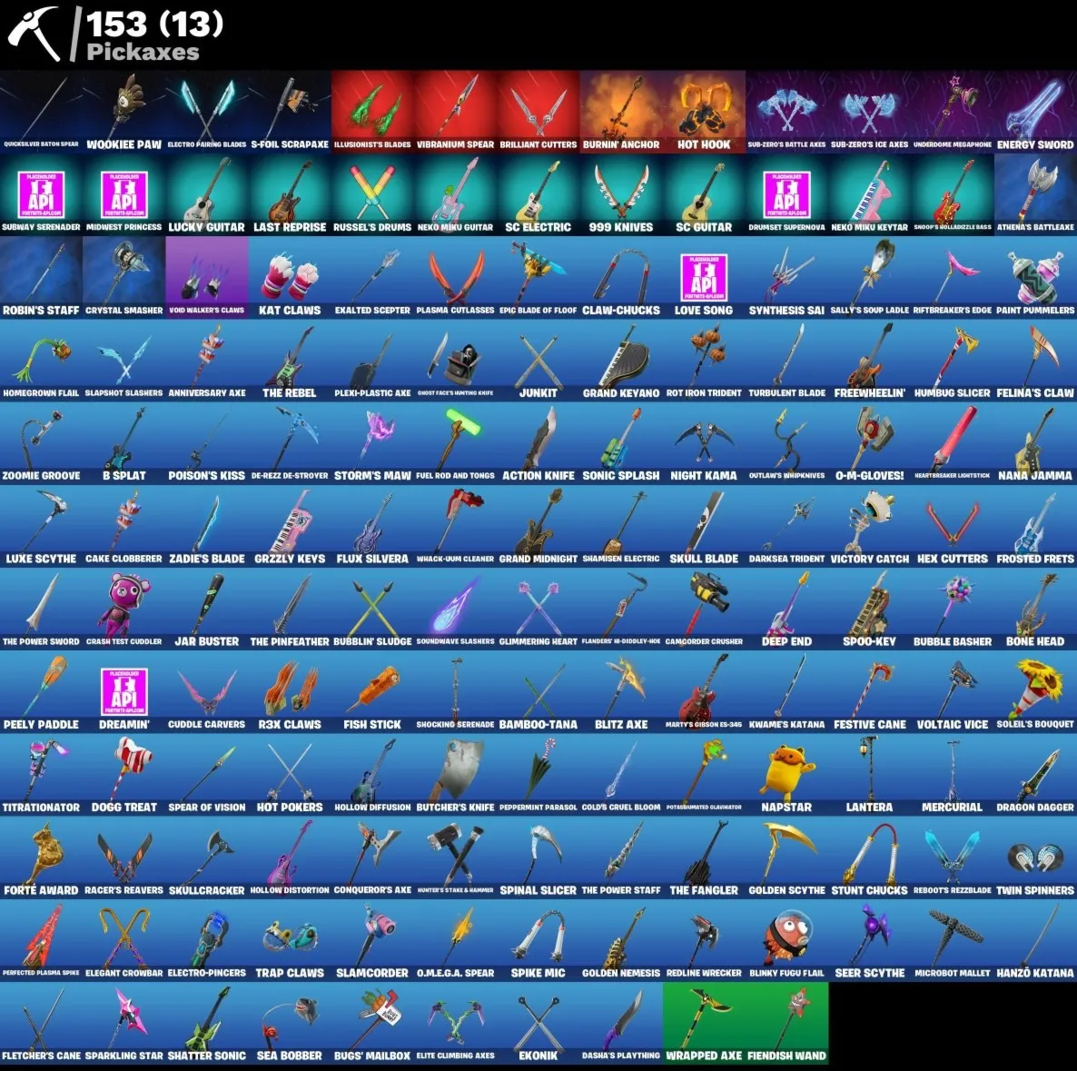 Мгновенный доступ • FN (все платформы) • 113 skins • 700 VB • Полный доступ